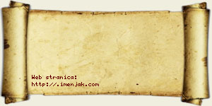 Jagoda Đaković vizit kartica